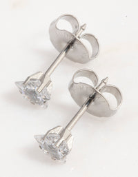 Surgical Steel Star Cubic Zirconia Piercing Stud 5mm - link has visual effect only