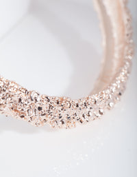 Crater Rose Gold Bracelet - link has visual effect only