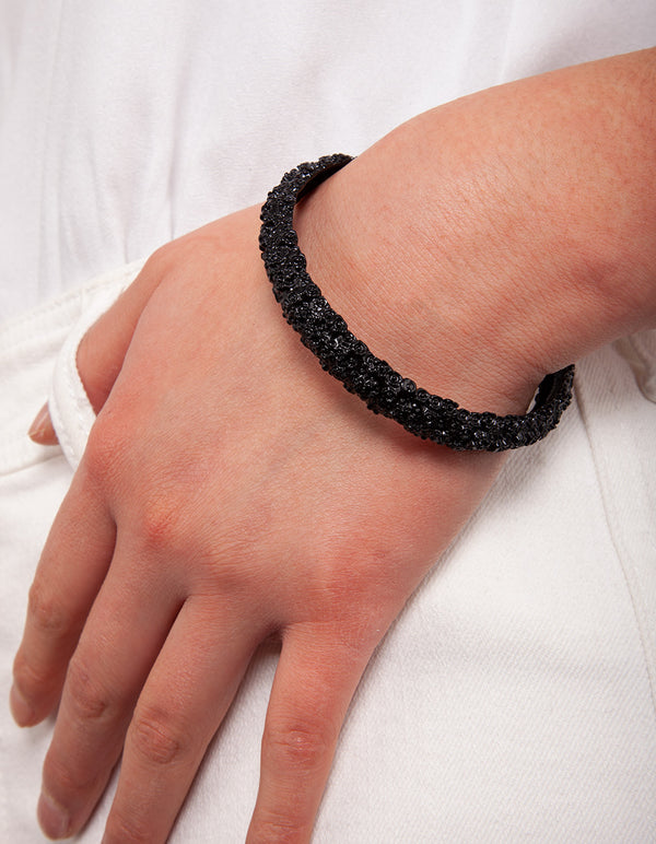 Crater Black Bracelet