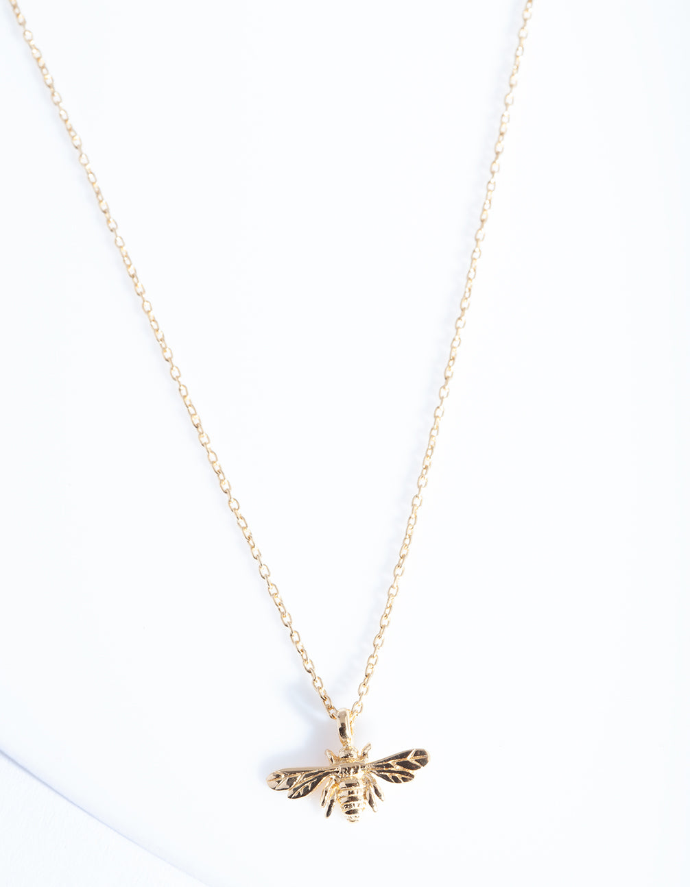 Gold Plated Sterling Silver Bee Necklace