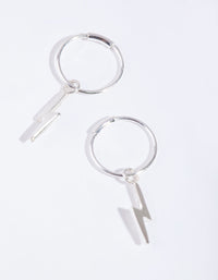 Sterling Silver Lightning Bolt Earrings - link has visual effect only