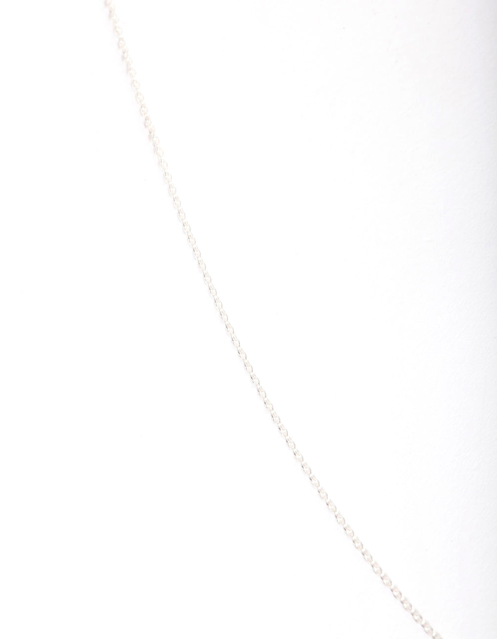 Sterling Silver 75cm Plain Chain Necklace