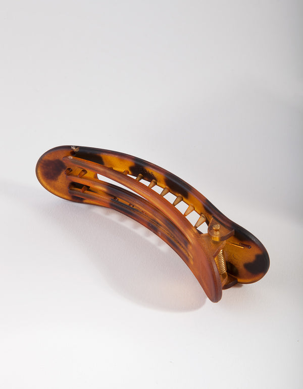 Large Acrylic Tortoiseshell Clip
