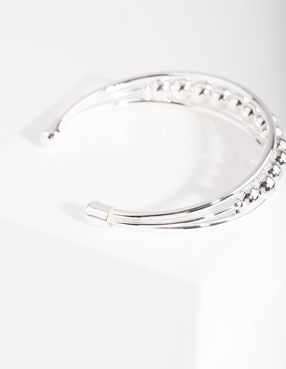 Silver Ball Arm Cuff