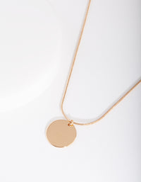 Gold Circle Bar Choker Pack - link has visual effect only