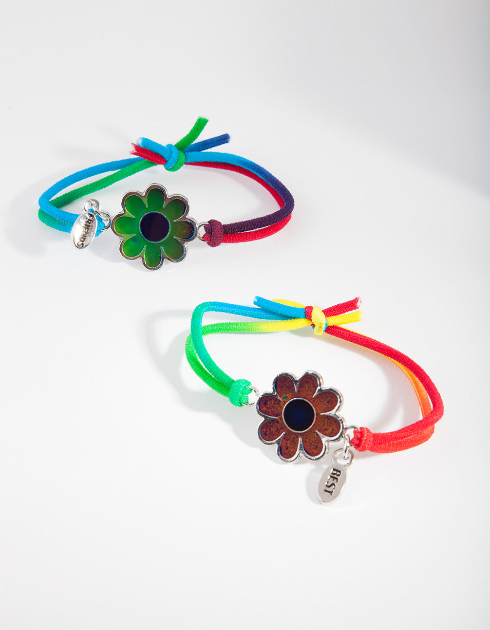 Kids Mixed Metal Floral Bracelet Pack