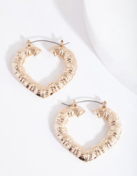 Gold Diamante Cup Chain Drop Earring Pack - link has visual effect only
