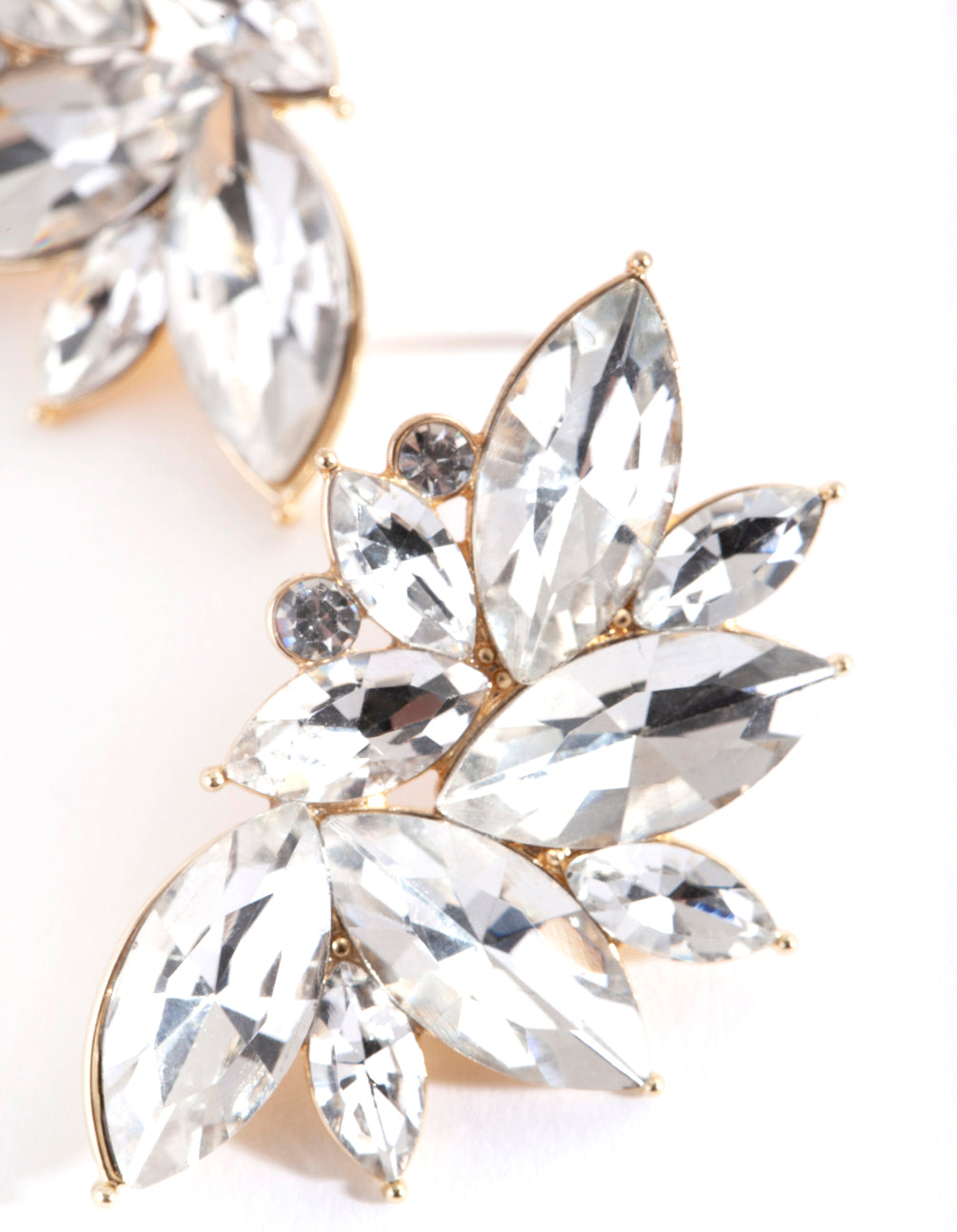 Marquise Statement Stud Earrings