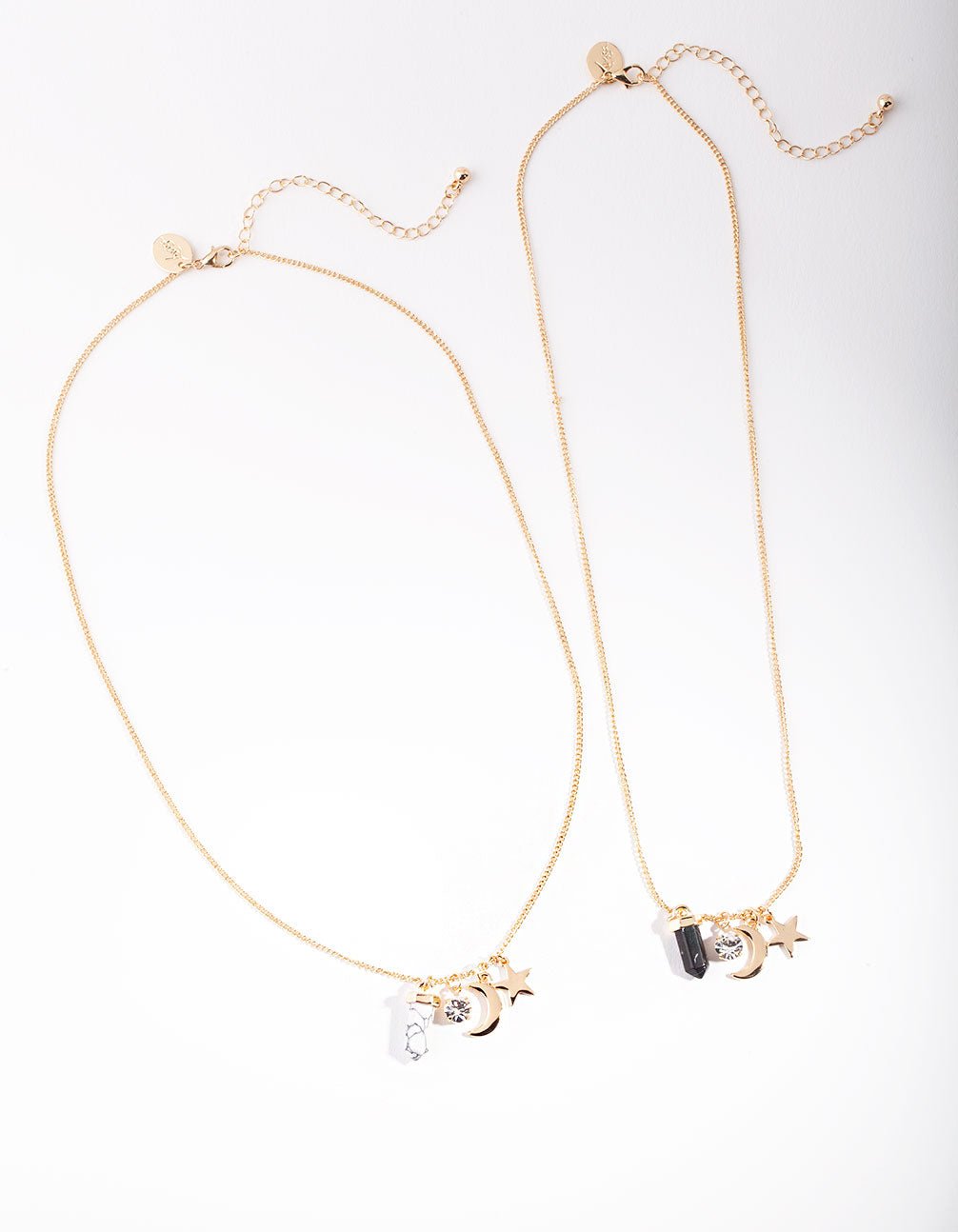 Gold Cluster Shard Necklace Gift Box