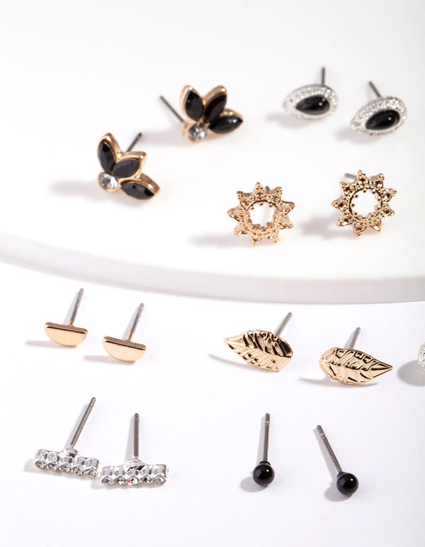 Mixed Metal Tassel Earring 12-Pack