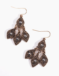 Antique Gold Filigree Earrings - link has visual effect only