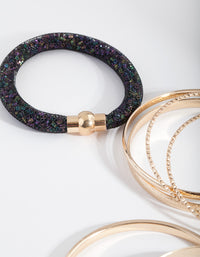 Multi Mixed Bangle 7-Pack - link has visual effect only