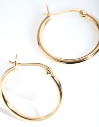 Gold Plated Sterling Silver Hoop Earrings - link has visual effect only