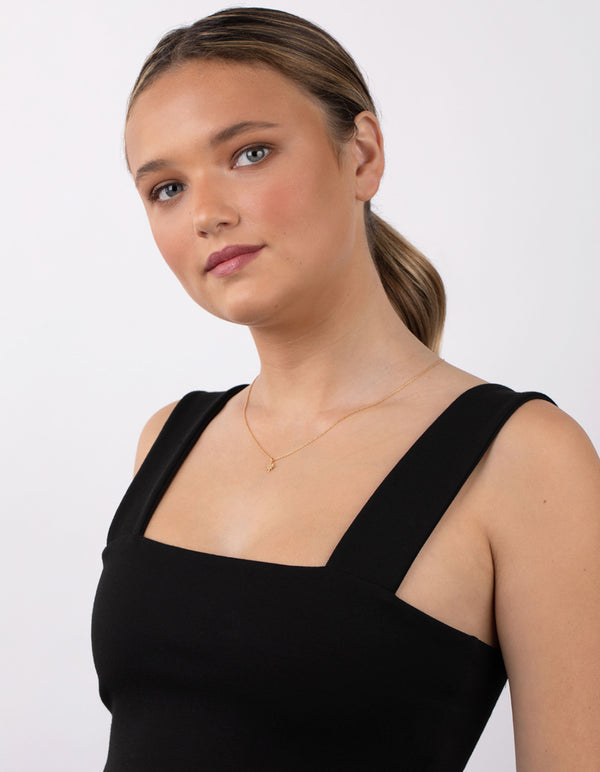 Gold Plated Sterling Silver Starburst Necklace