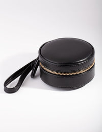 Black Round Jewellery Box - link has visual effect only