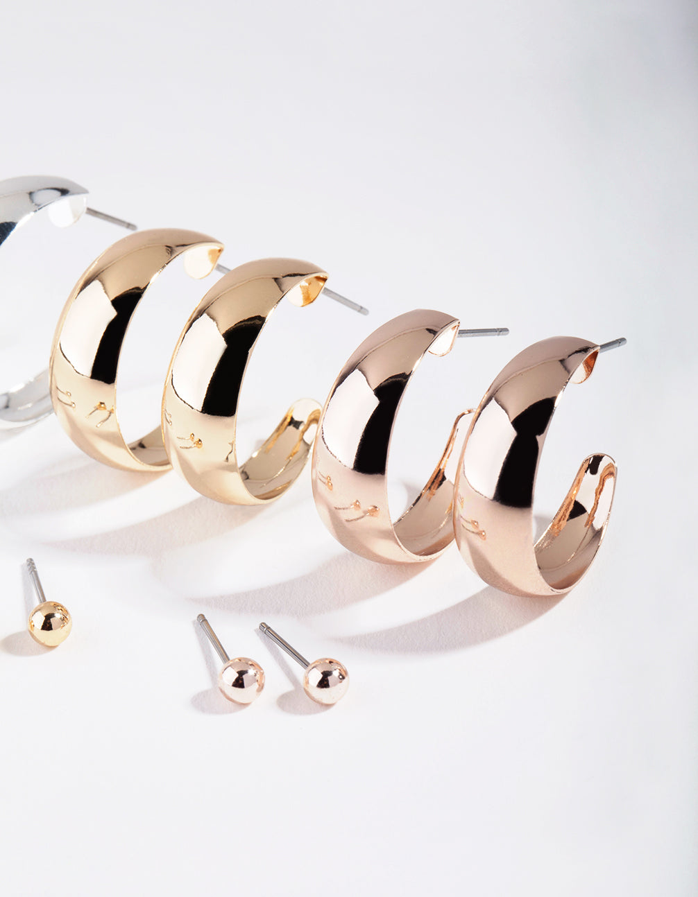 Hoop & Stud Trio Earrings Gift Box