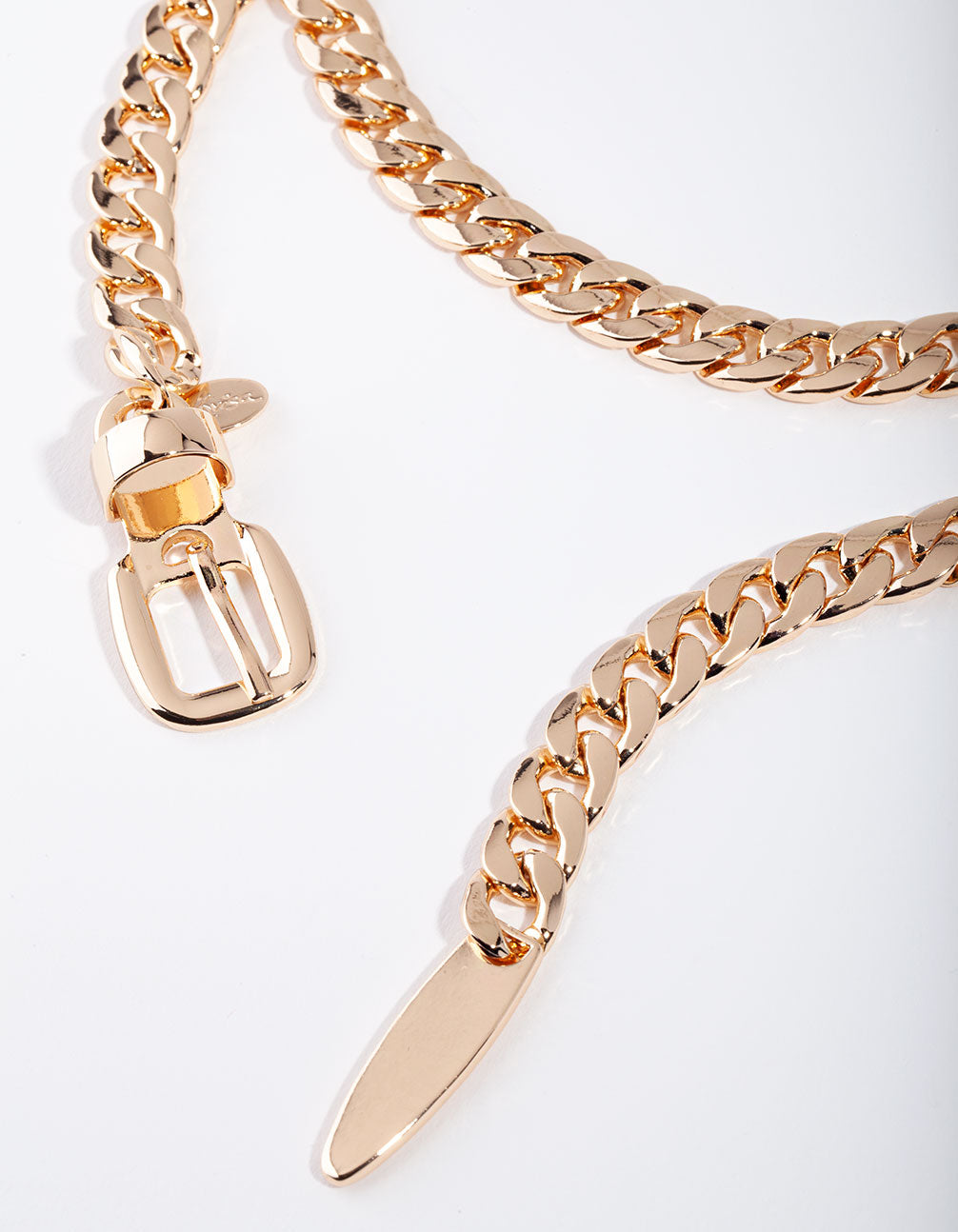 Gold Narrow Chain Link Belt