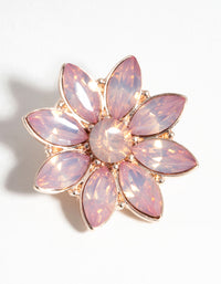 Rose Gold Small Flower Broach - link has visual effect only