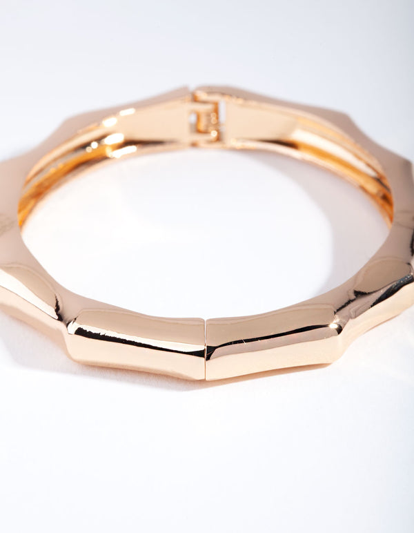 Gold Bamboo Bangle