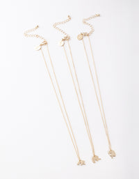 Gold Puzzle Necklace Pack - link has visual effect only