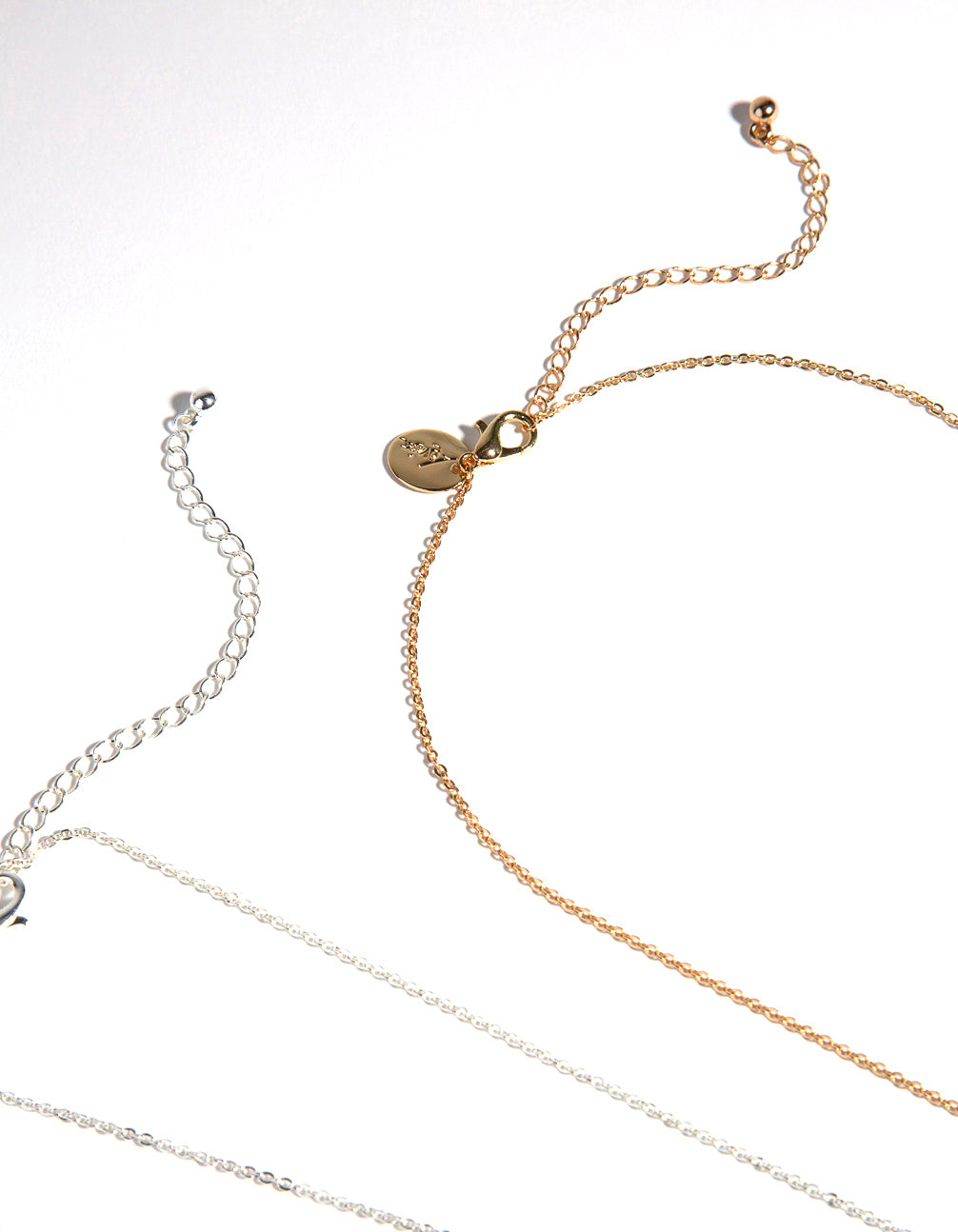 Mixed Metal Blue Stone Hamsa Hand Necklace Pack