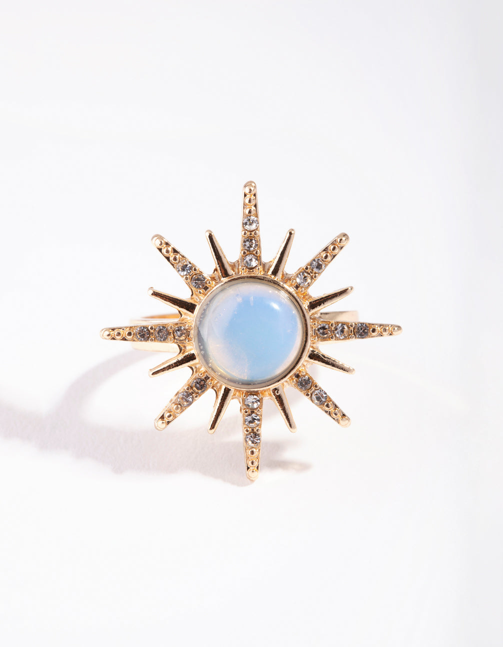 Gold Sun Beam Ring