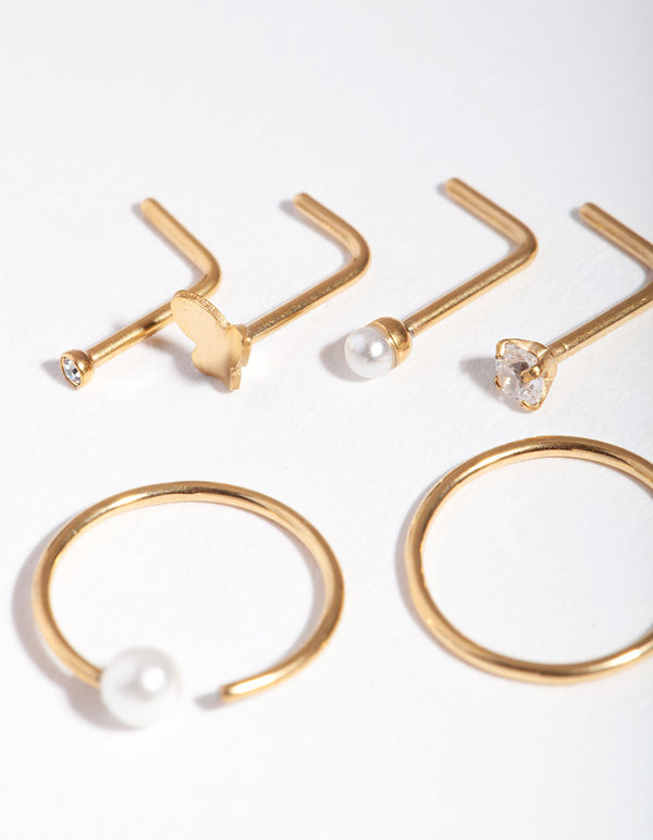 Pearl Butterfly Nose 6-Pack