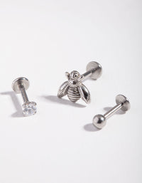 Surgical Steel Diamante & Bee Flat Back Pack - link has visual effect only