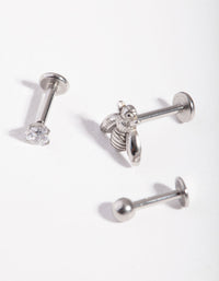 Surgical Steel Diamante & Bee Flat Back Pack - link has visual effect only