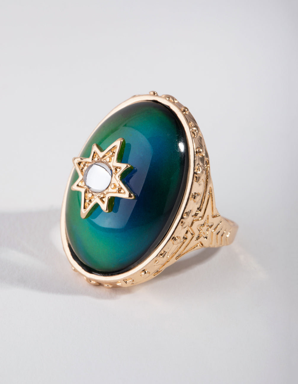 Gold Celestial Mood Ring