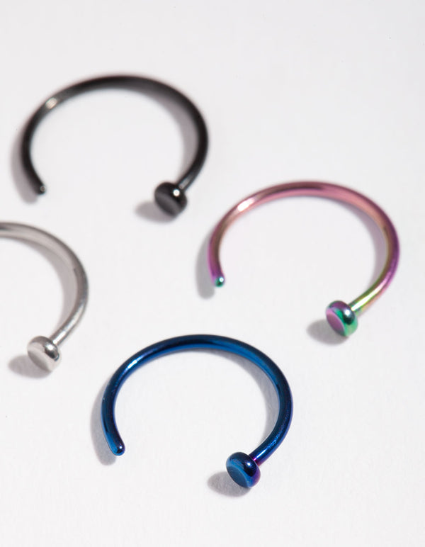 Mini Nail Nose Stud 4-Pack