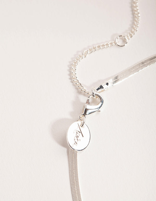 Silver Snake Choker