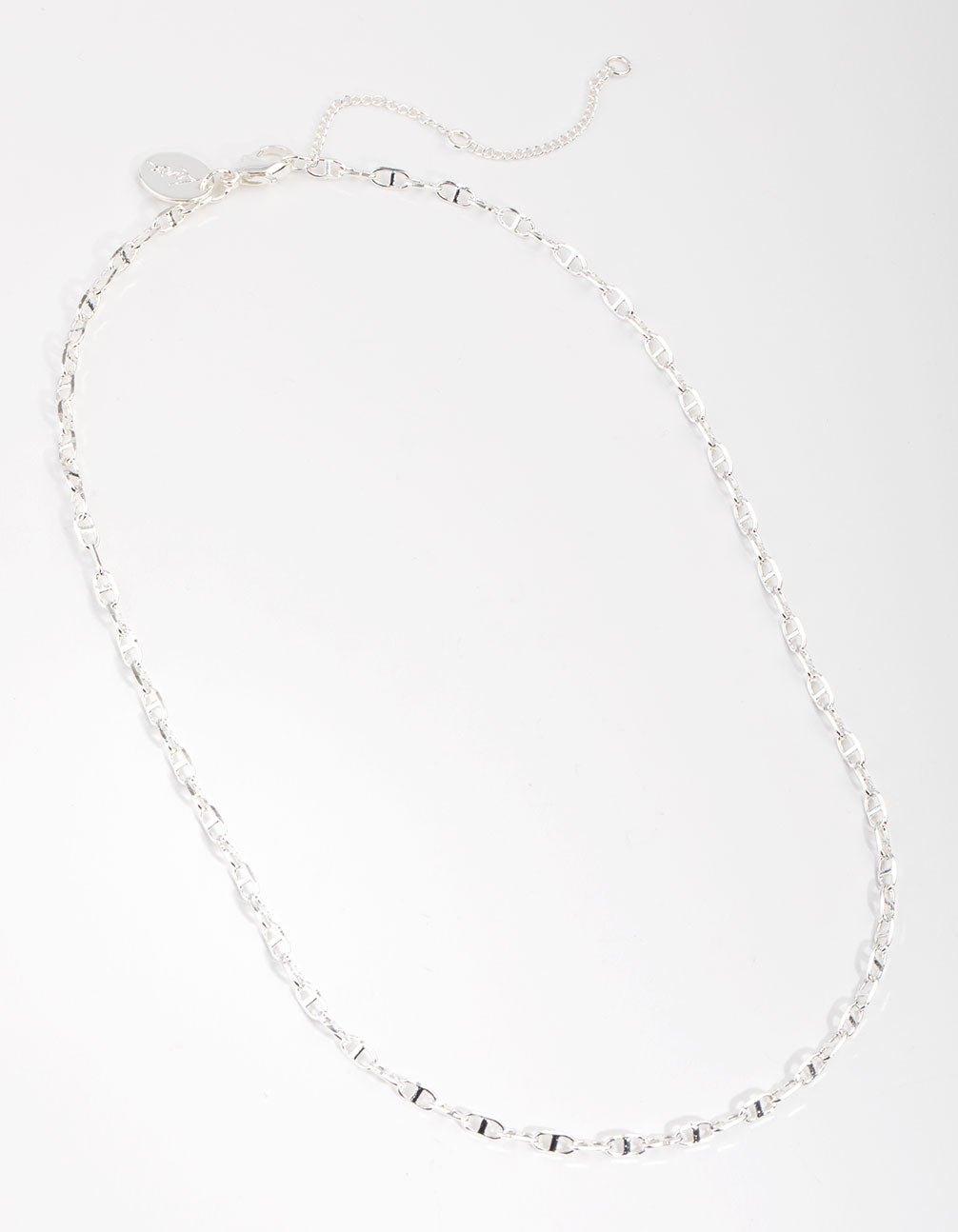Silver Plated Mini Link Chain Necklace