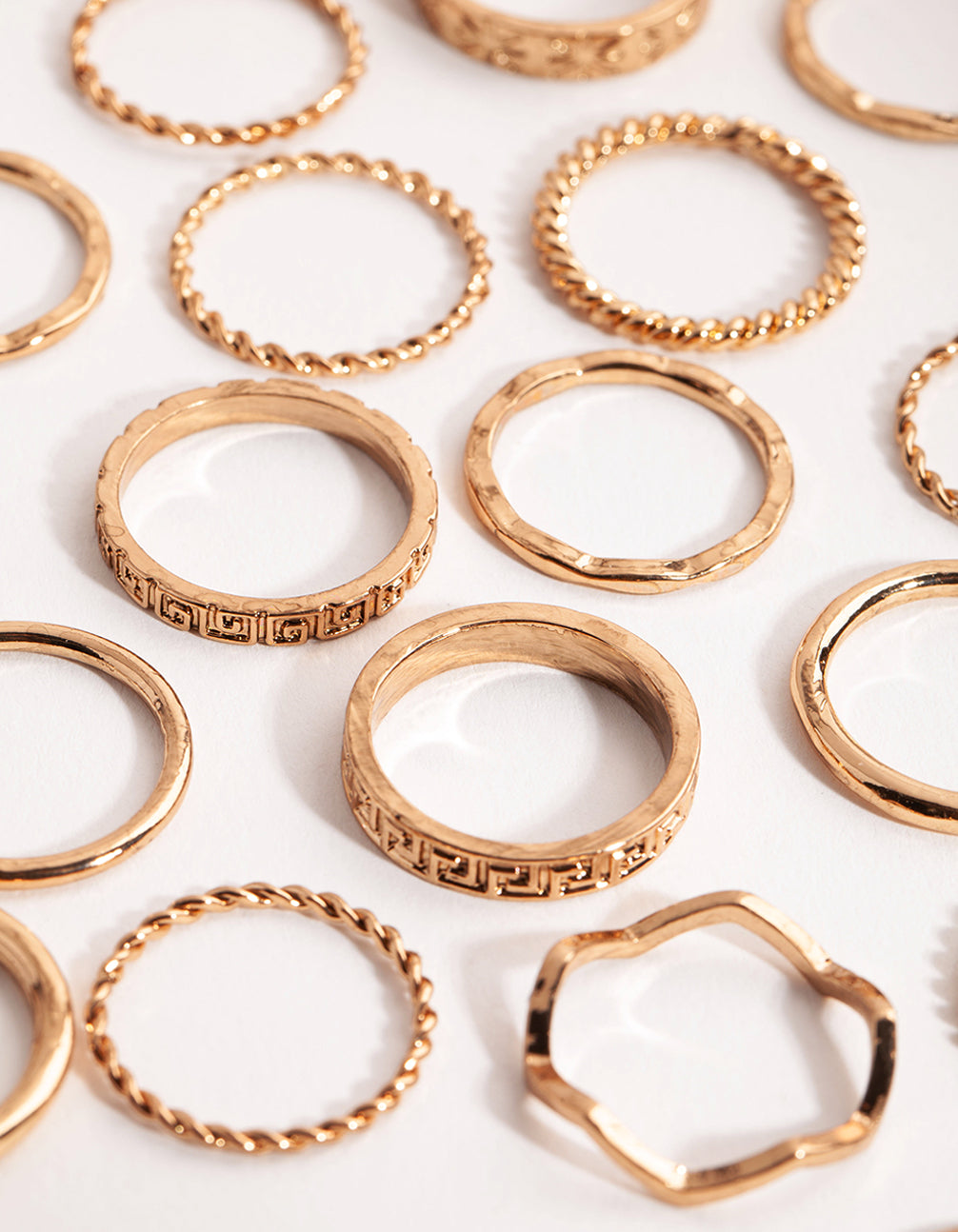 Gold Maze Key Ring 22-Pack