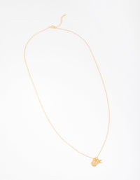 Gold Plated Sterling Silver Celestial Charm Necklace - link has visual effect only