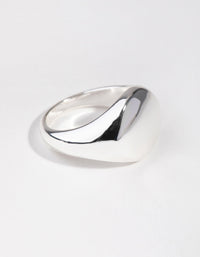 Silver Plated Shield Ring - link has visual effect only