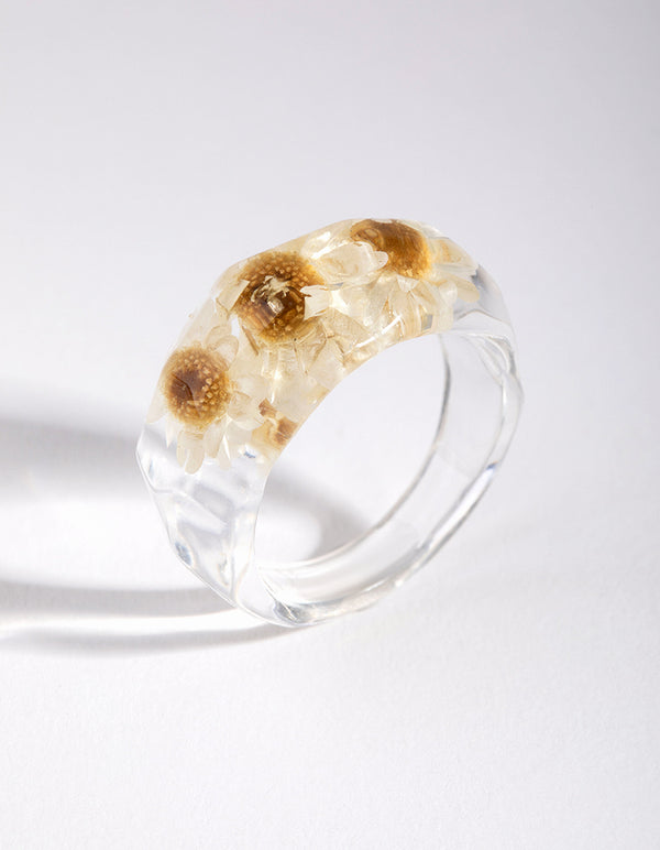 Plastic Daisy Ring