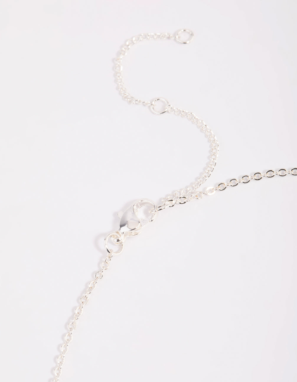 Silver Plated 45cm Cross Necklace