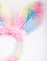 Fabric Space Dye Bunny Ears Headband - link has visual effect only