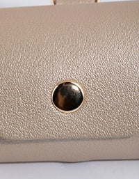 Wide Cream PU Leather Earpod Case - link has visual effect only