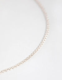 Sterling Silver Twist Chain Necklace - link has visual effect only