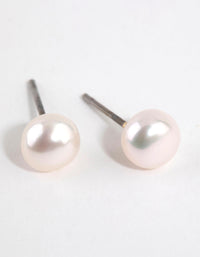 Gold Plated Freshwater Pearl Stud Earrings - link has visual effect only