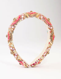 Beaded Diamante Headband - link has visual effect only