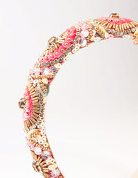 Beaded Diamante Headband - link has visual effect only