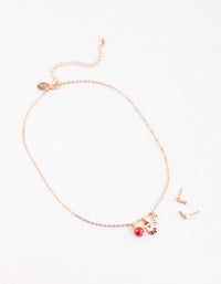 Kids Mood Yin & Yang Necklace & Ring Set - link has visual effect only