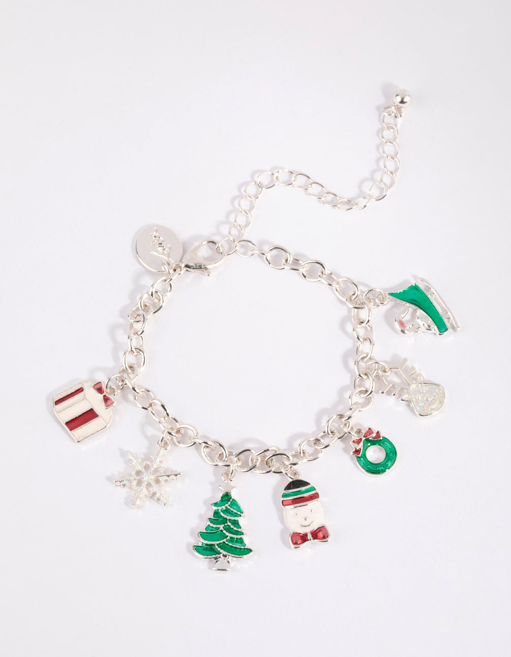Kids Festive Sleigh Charm Bracelet