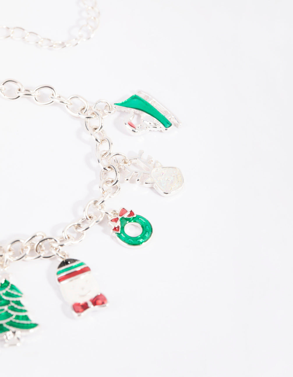 Kids Festive Sleigh Charm Bracelet