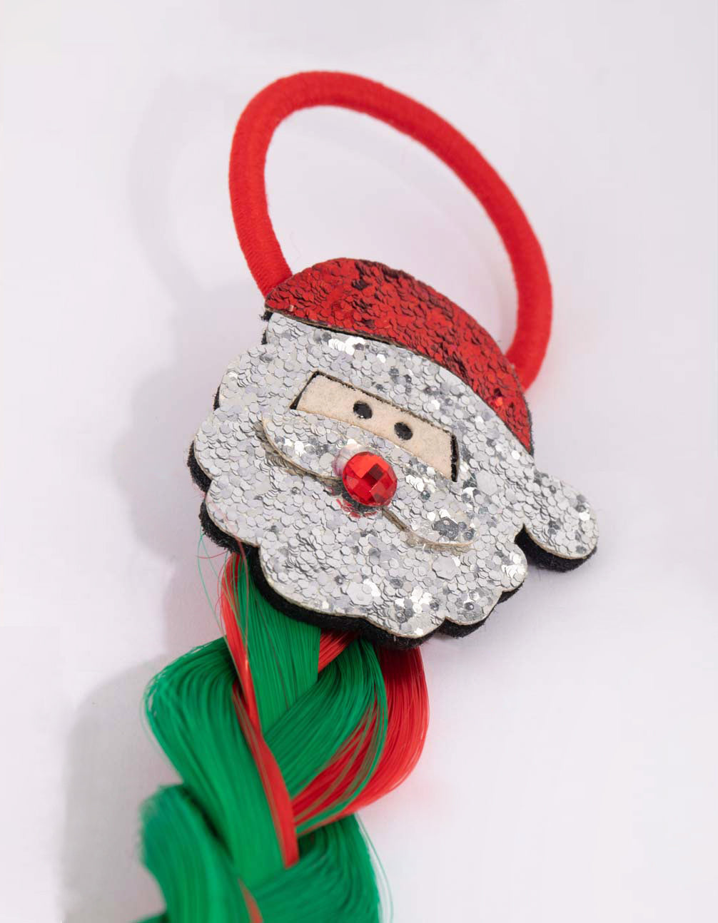 Kids Festive Santa Braid Tie