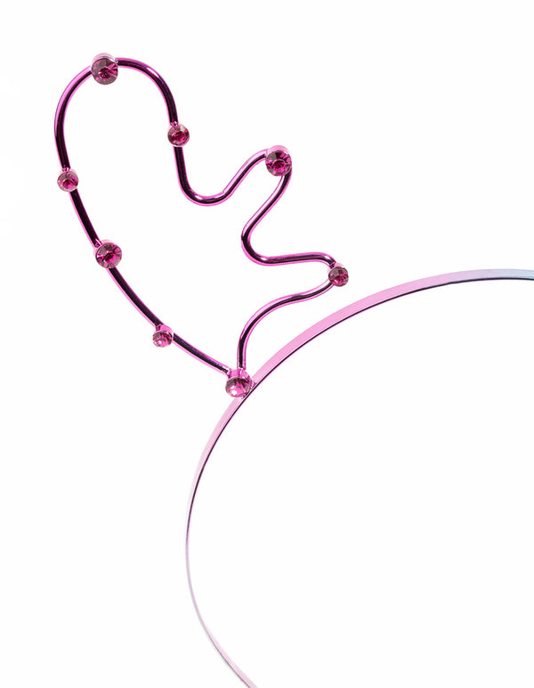 Kids Festive Diamante Antler Headband