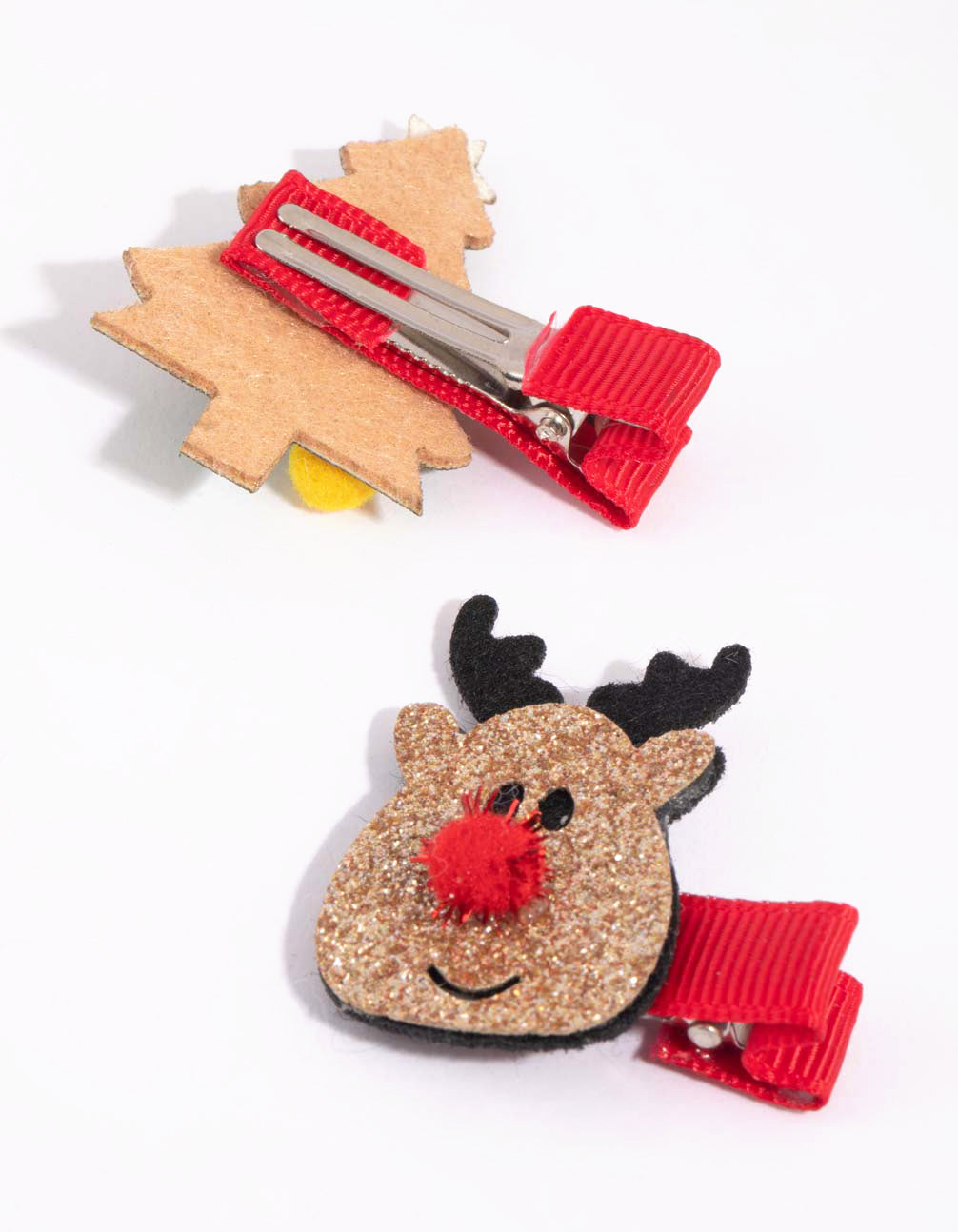Kids Festive Reindeer & Tree Clips